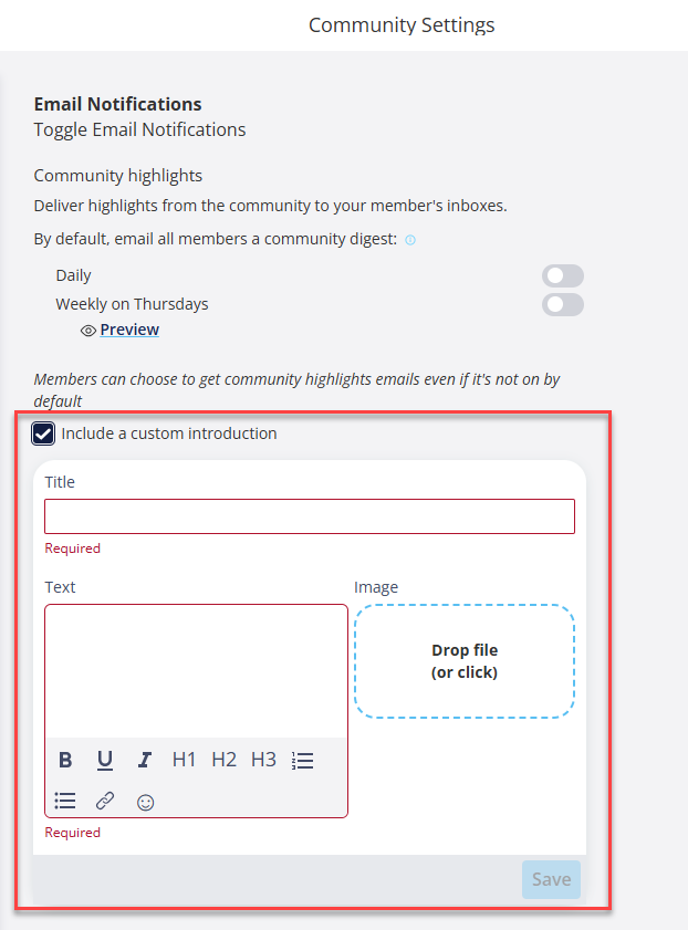 Community Highlight Emails – Journey by Forj