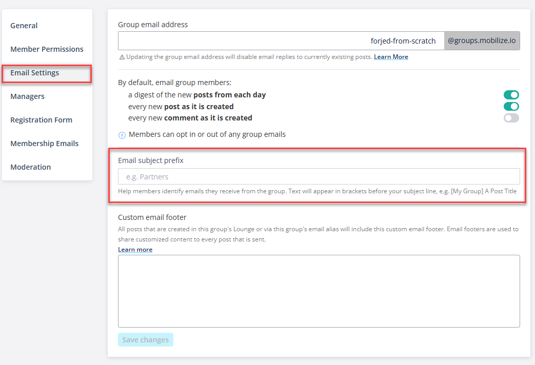 Add an Email Subject Prefix – Journey by Forj